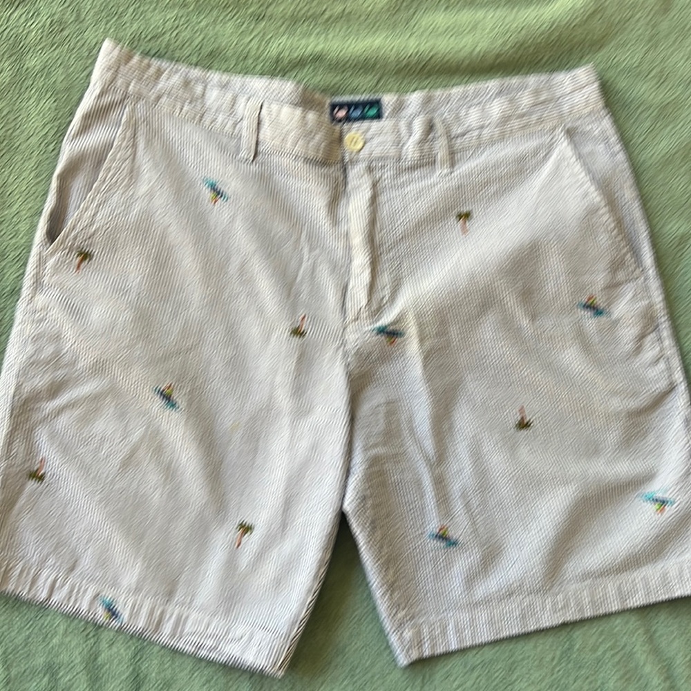 Charleston Threads  -  Men’s seersucker shorts.  Waist 36.